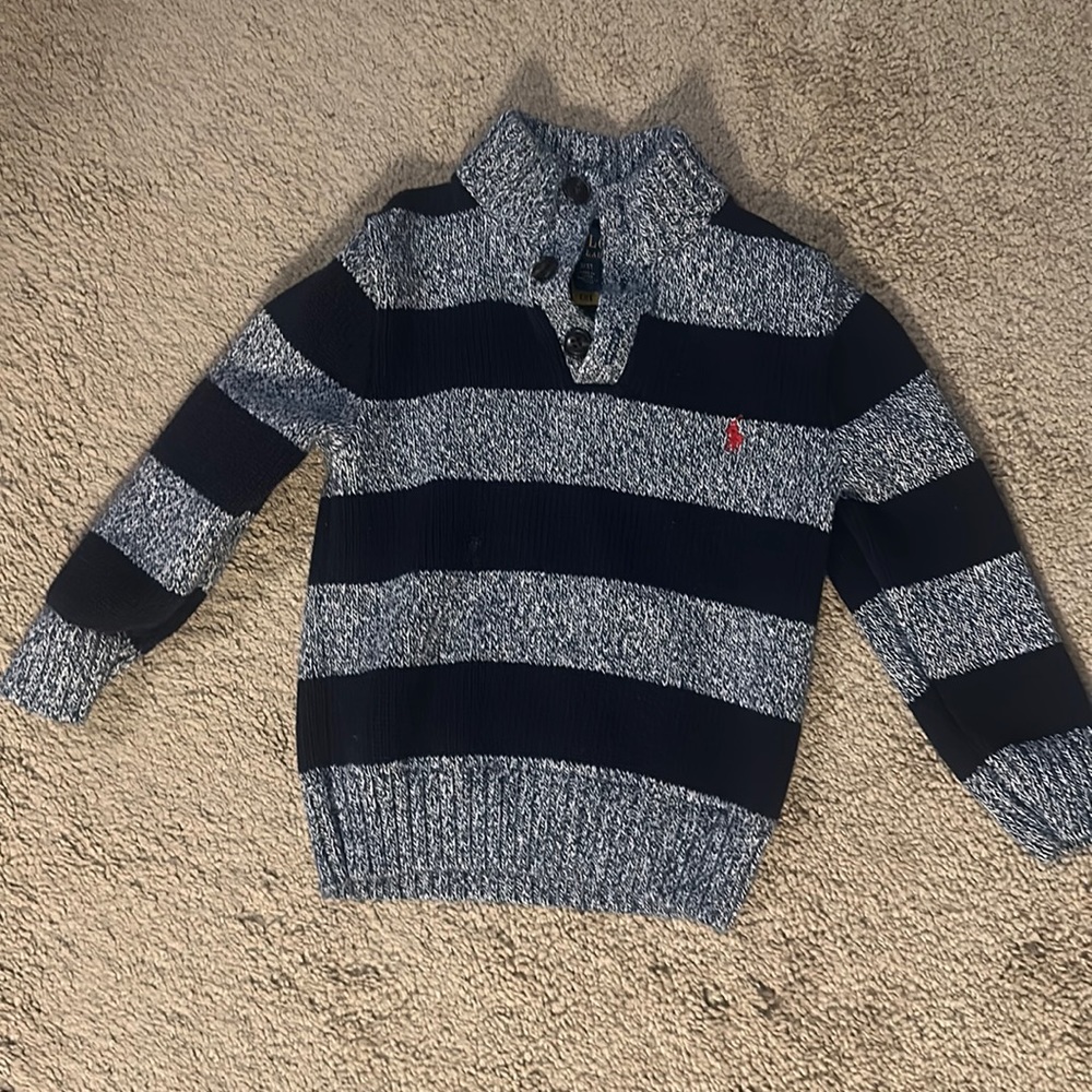 Polo Ralph Lauren pullover toddler sweater 💙🤍